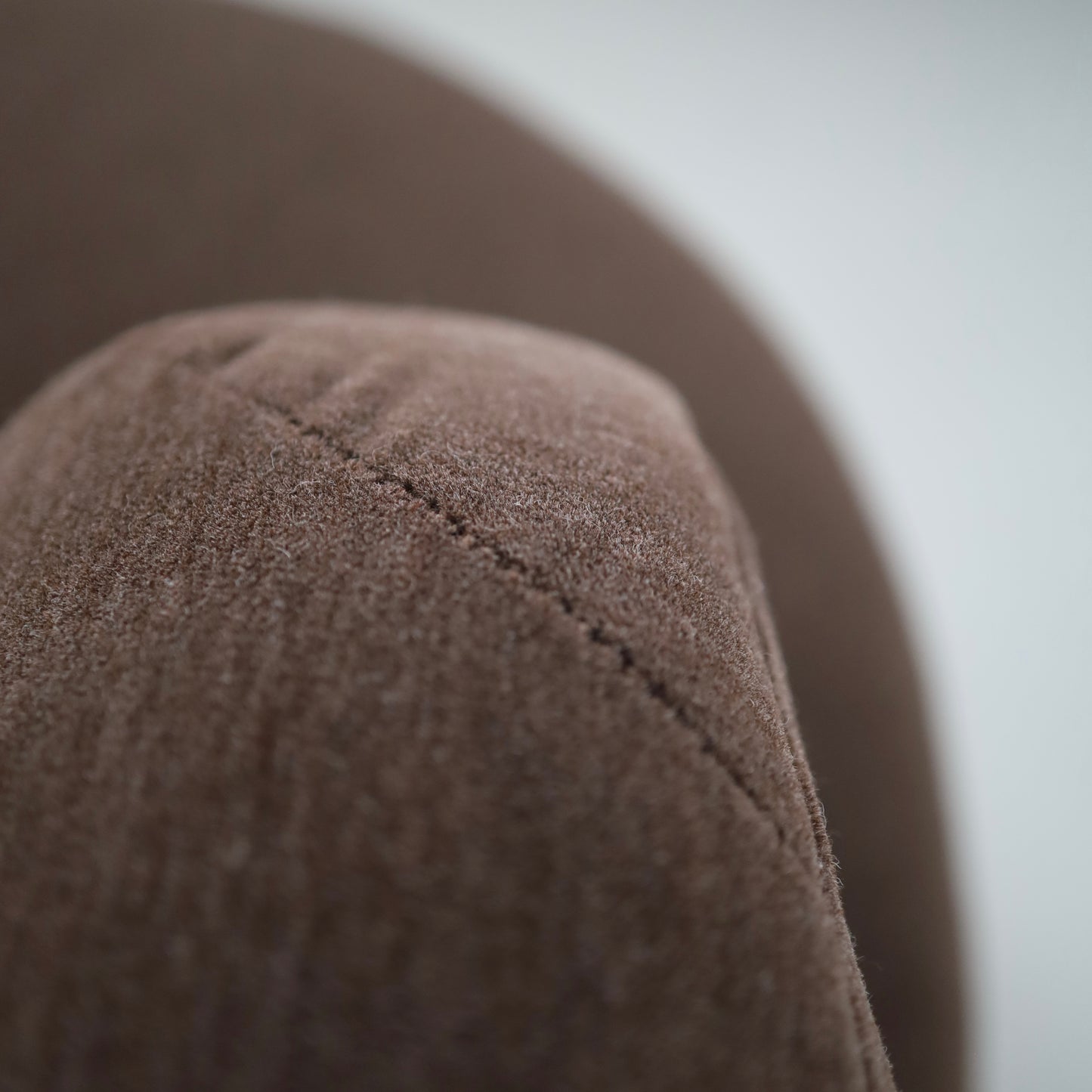 Vladimir Kagan “Cloud” Sofa Reupholstered in 100% Alpaca