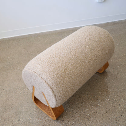 Marshmallow Ottoman, made to order