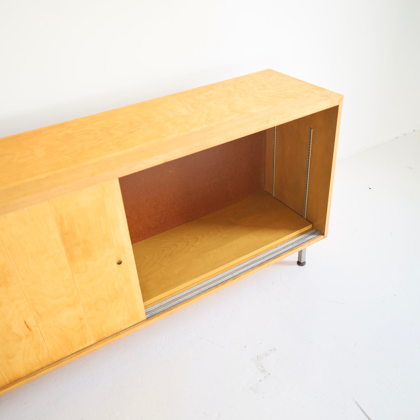 Monumental 1960s Maple Credenza