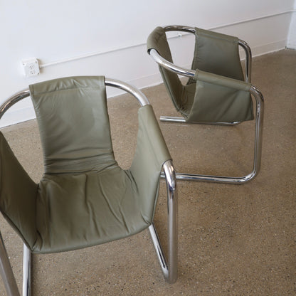 Zermatt Side Chairs by Vecta, a pair