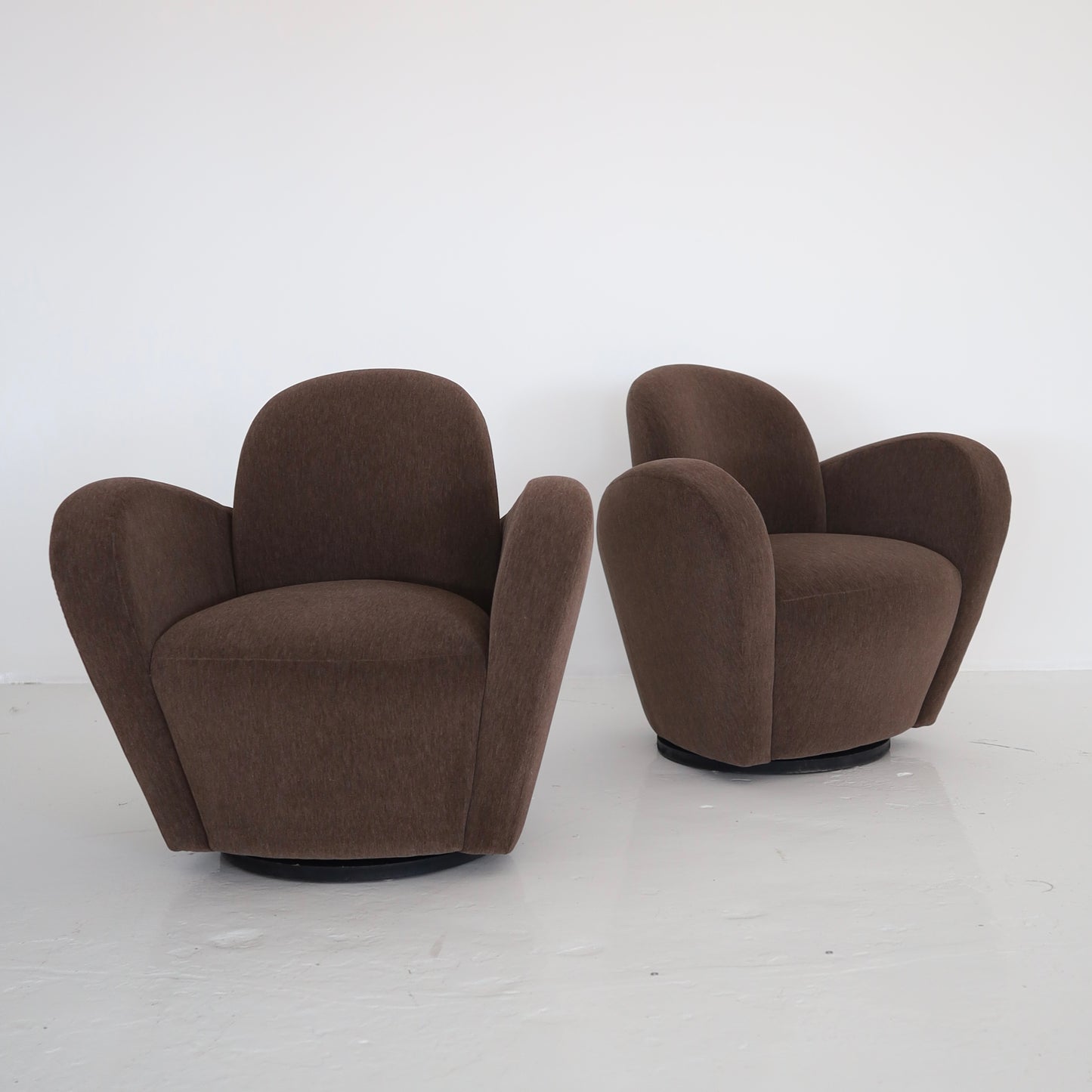 Michael Wolk “Miami” Chairs in 100% Alpaca, a pair
