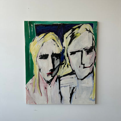 Painting of Two Blondes