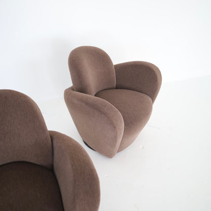 Michael Wolk “Miami” Chairs in 100% Alpaca, a pair