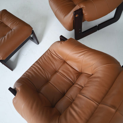Percival Lafer MP-97 Chairs + Ottoman, a set