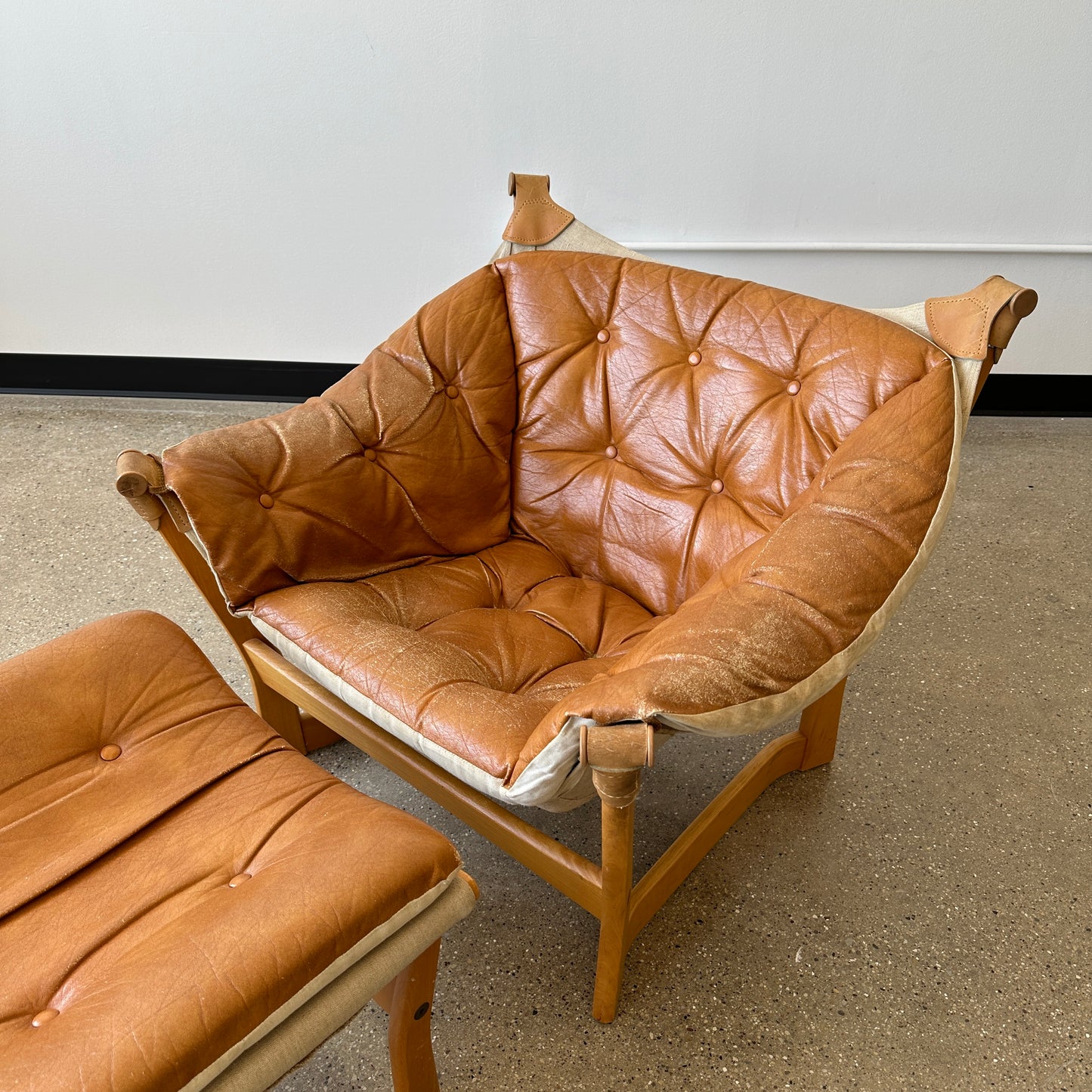 Trega Lounge Chair & Ottoman by Tormod Alnaes for Sørliemøbler