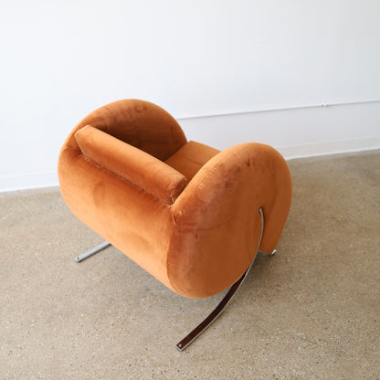 Virgola chair by Yaacov Kaufman for Arflex