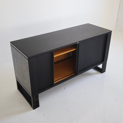 Ebonized Oak Danish Cabinet #1