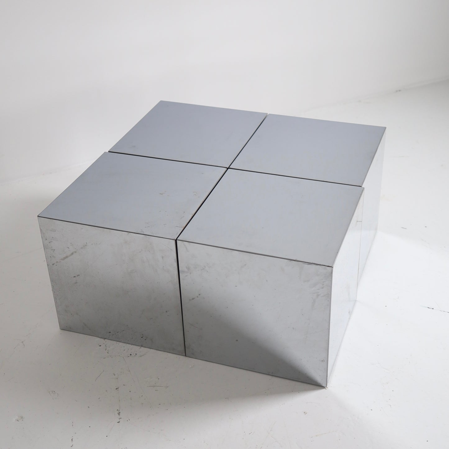 Modular Chrome Coffee Table