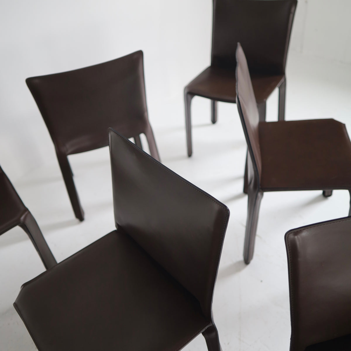 Mario Bellini “Cab” Dining Chairs, set of 6