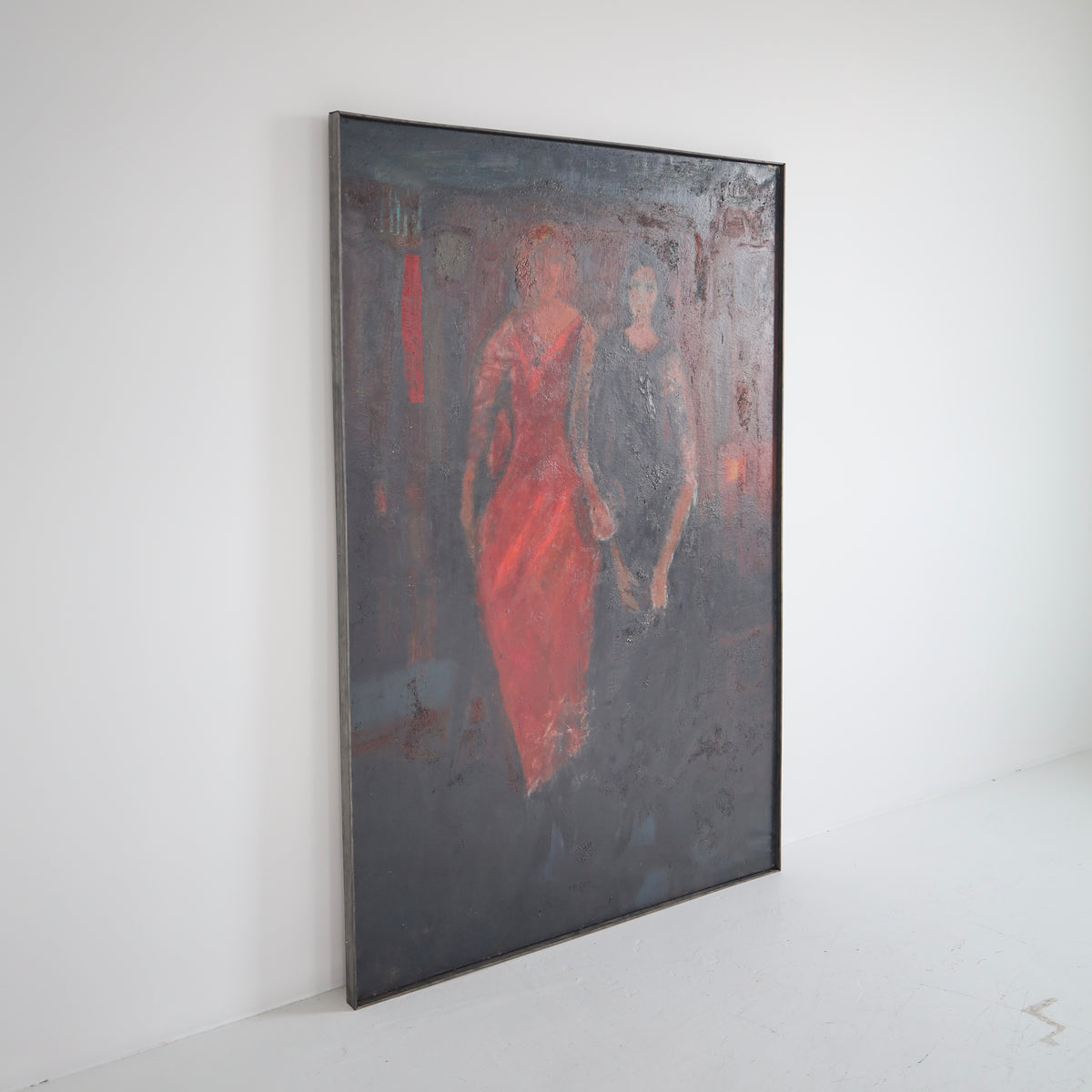 Monumental 1970s Figural Painting
