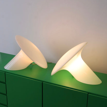 Candia Lamps by Gino Vistosi, a pair