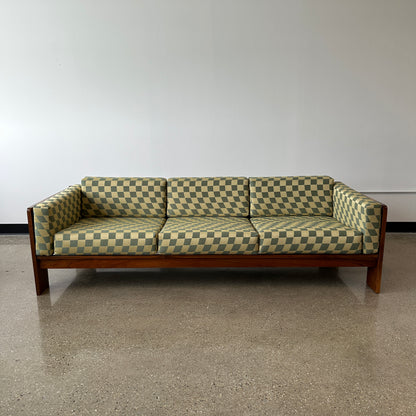 1970s Solid Walnut Sofa