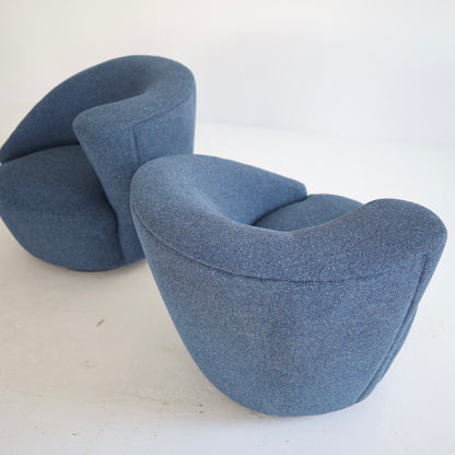 Vladimir Kagan “Nautilus” Chairs, a pair