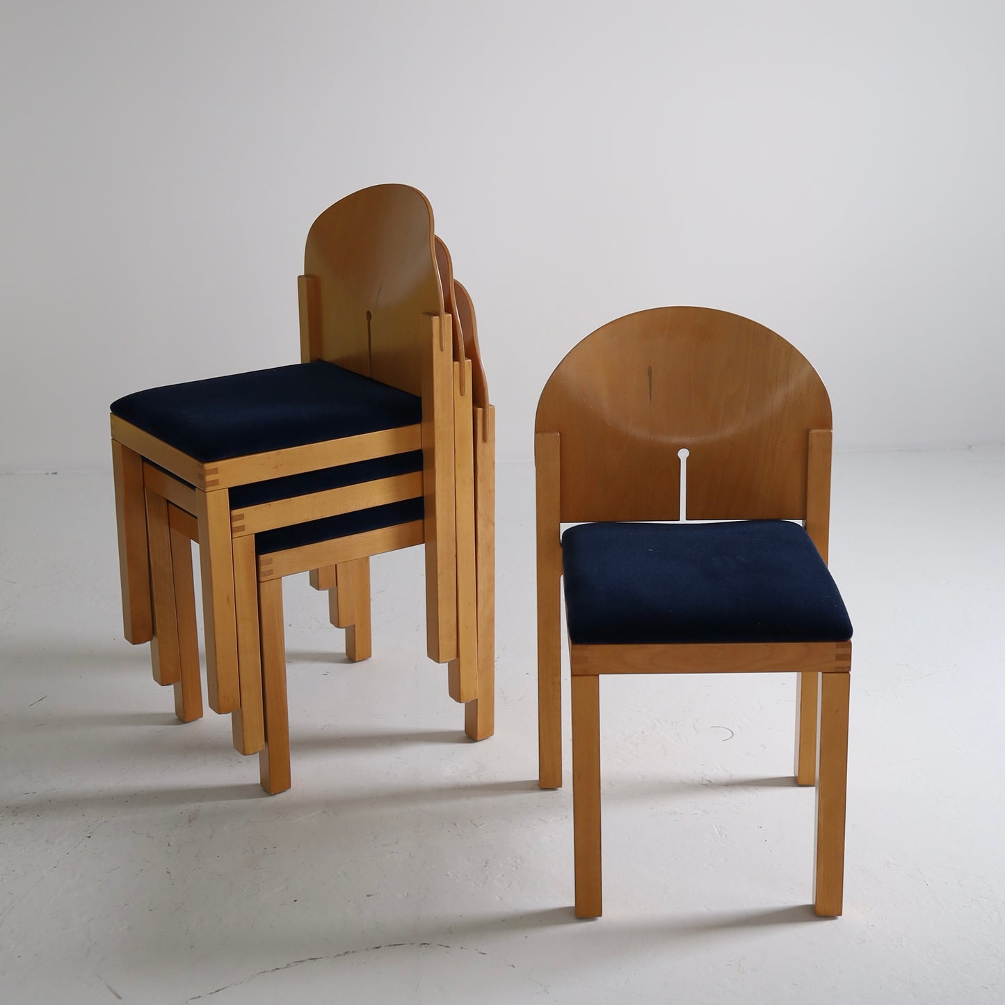 Arno Votteler Dining Chairs, set of four