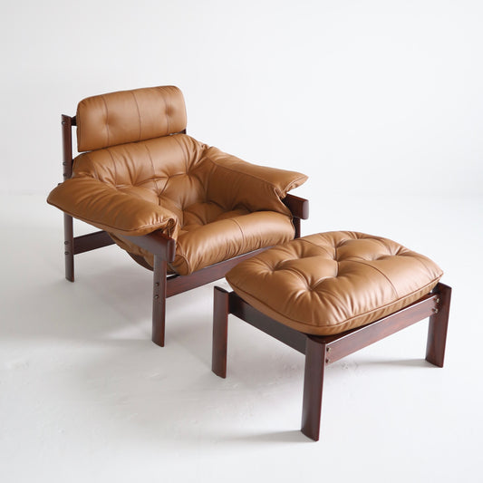 Percival Lafer MP-41 Chair + Ottoman