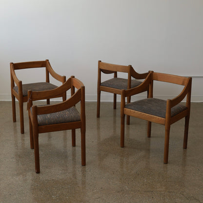 Vico Magistretti “Carimate” Dining Chairs, set of four