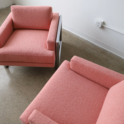 1970s Chrome-Legged Chairs, a pair