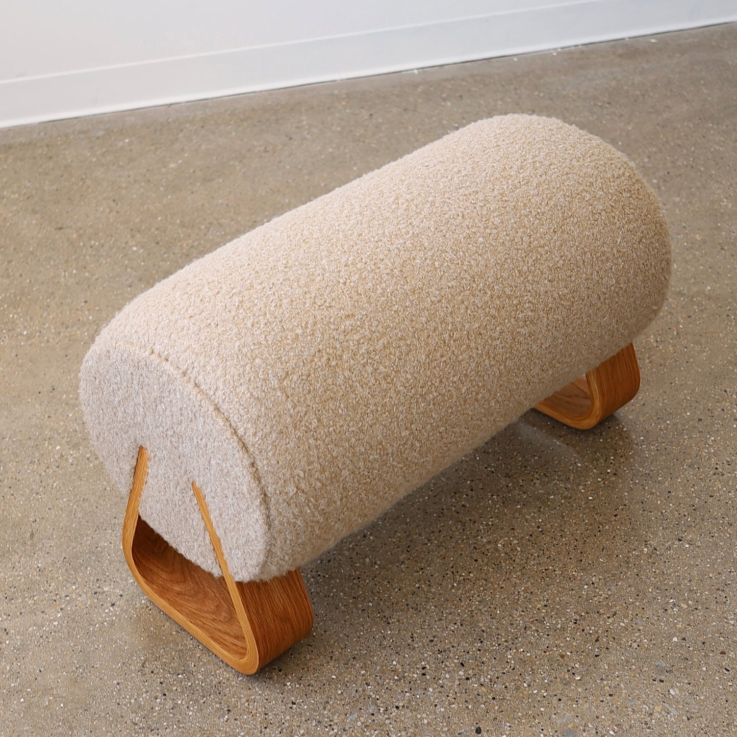 Marshmallow Ottoman, made to order