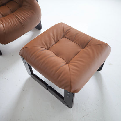 Percival Lafer MP-97 Chairs + Ottoman, a set