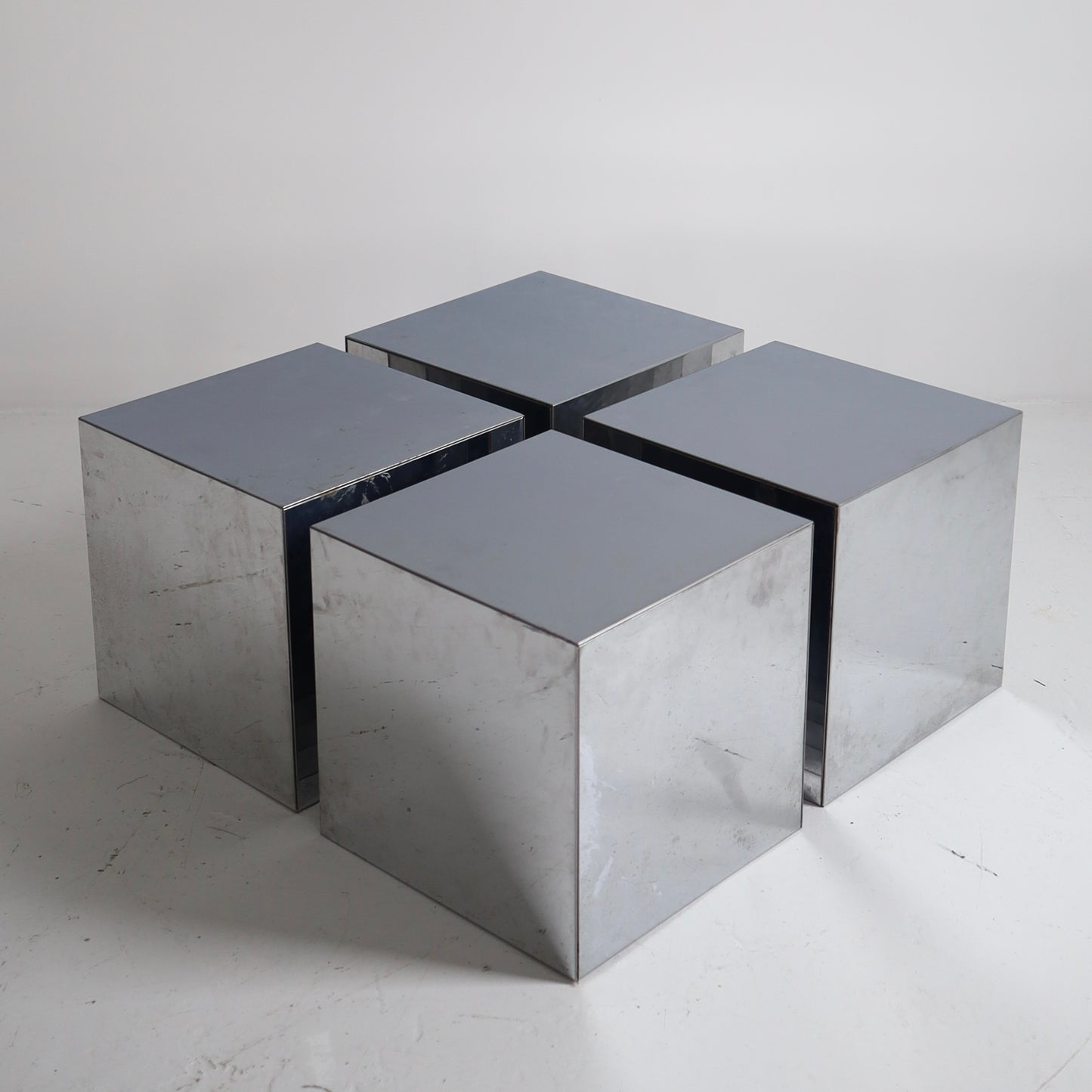 Modular Chrome Coffee Table