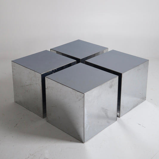 Modular Chrome Coffee Table