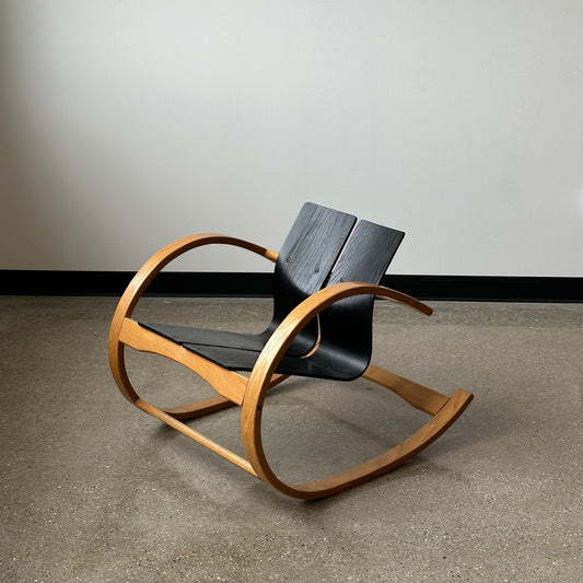 Alvar Aalto Style Rocking Chair