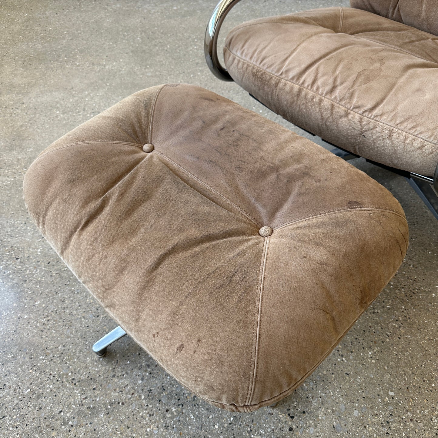 George Mulhauser Chair & Ottoman for Directional