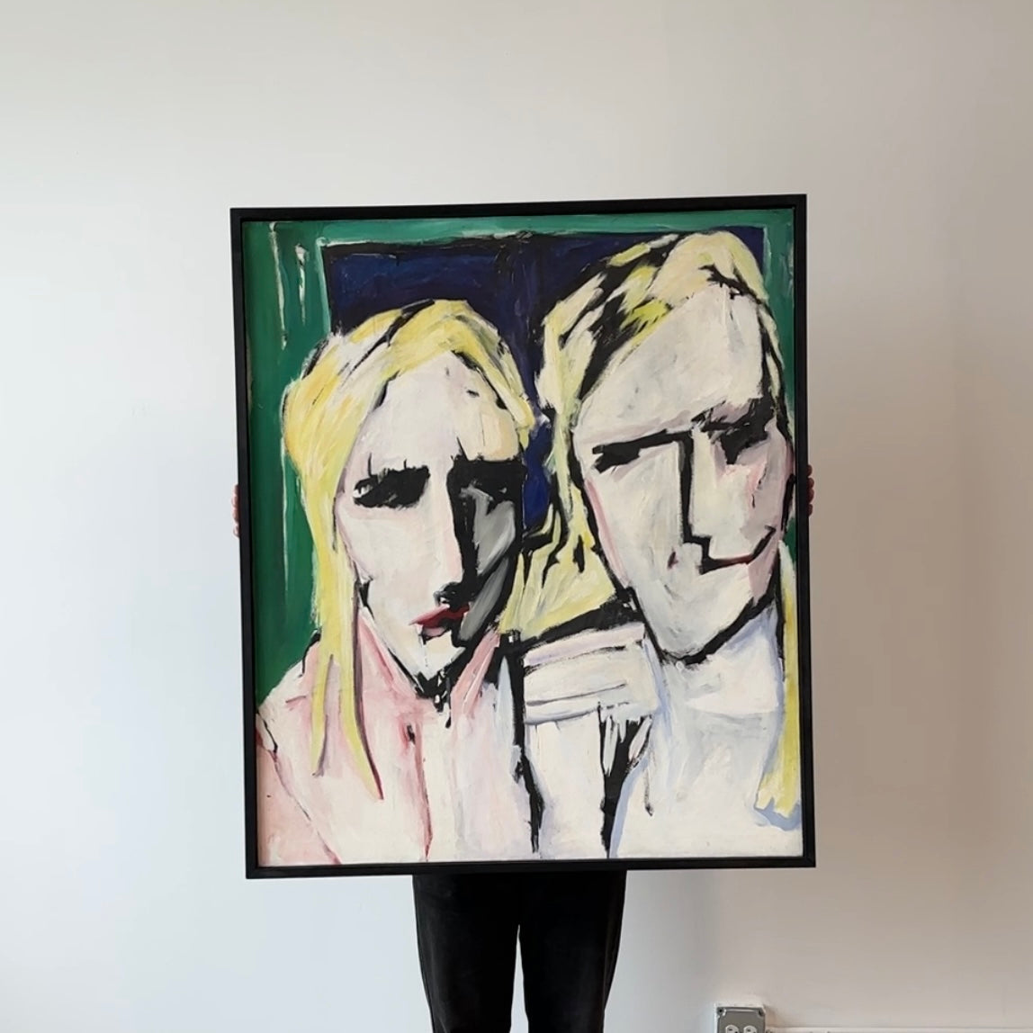 Painting of Two Blondes