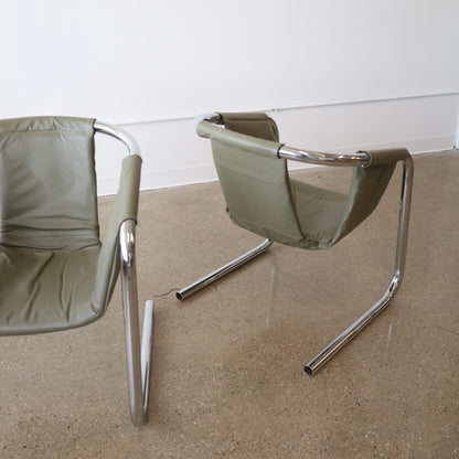 Zermatt Side Chairs by Vecta, a pair