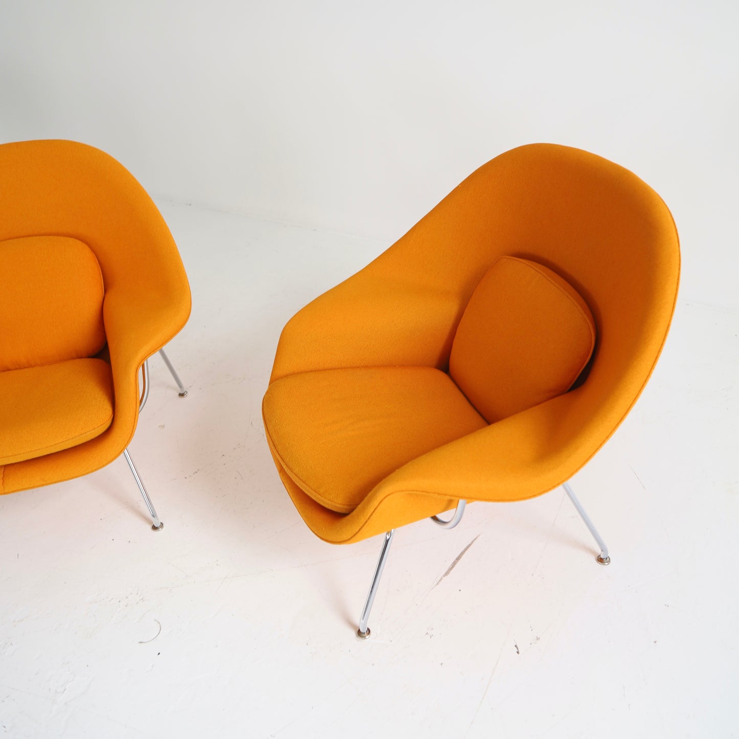Eero Saarinen “Womb” Chairs, a pair
