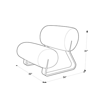 Marshmallow Lounge Chair, made to order