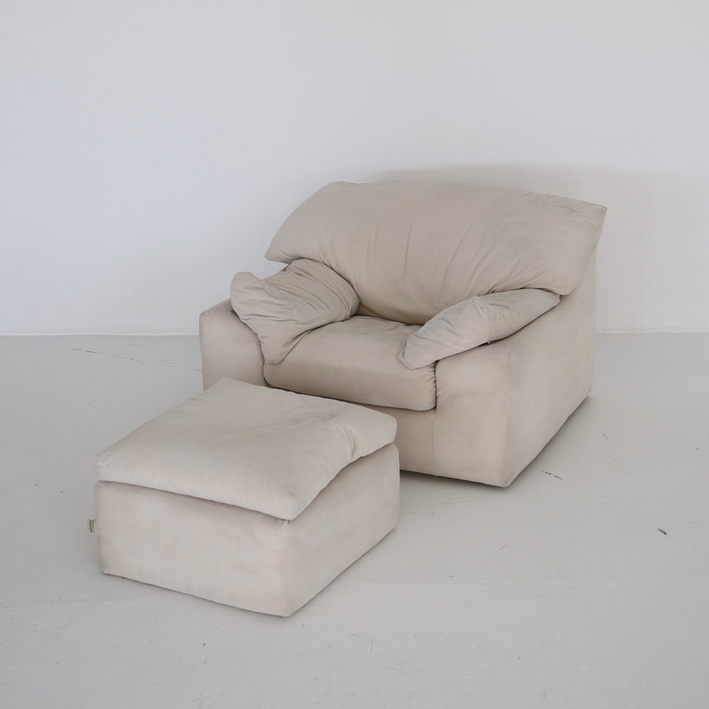 1970s “Cinna” Chair + Ottoman