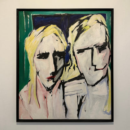 Painting of Two Blondes