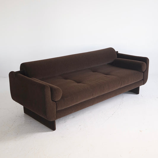 Vladimir Kagan “Matinee” Sofa in 100% Alpaca