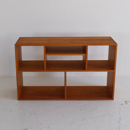 Solid Oak Record Console