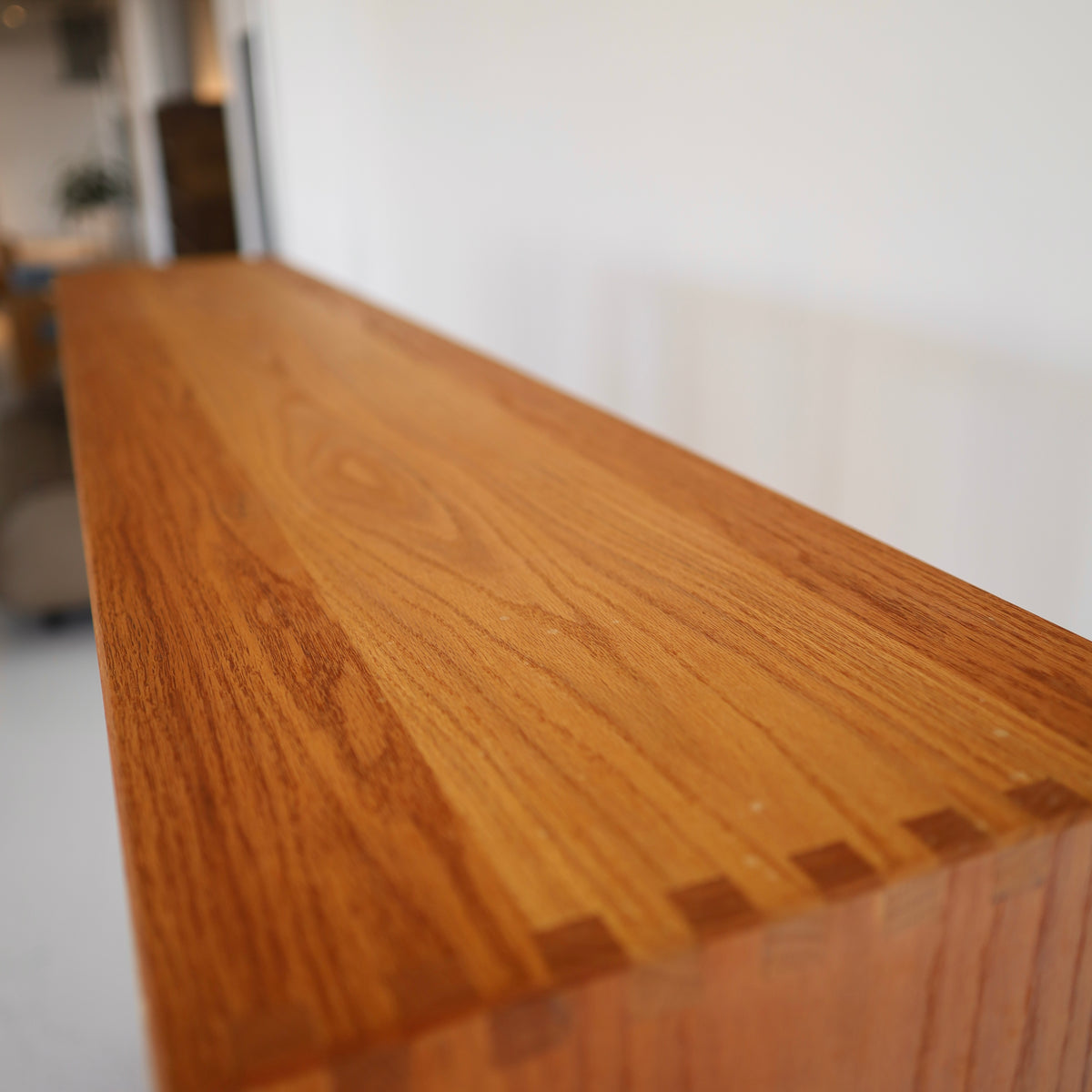 Monumental Solid Oak Record Storage