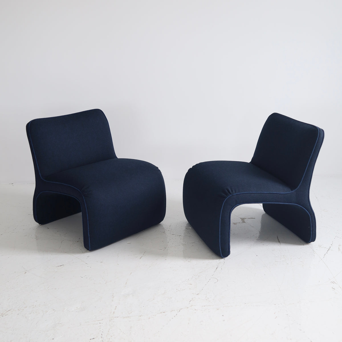 Slipper Chairs by Preview, a pair