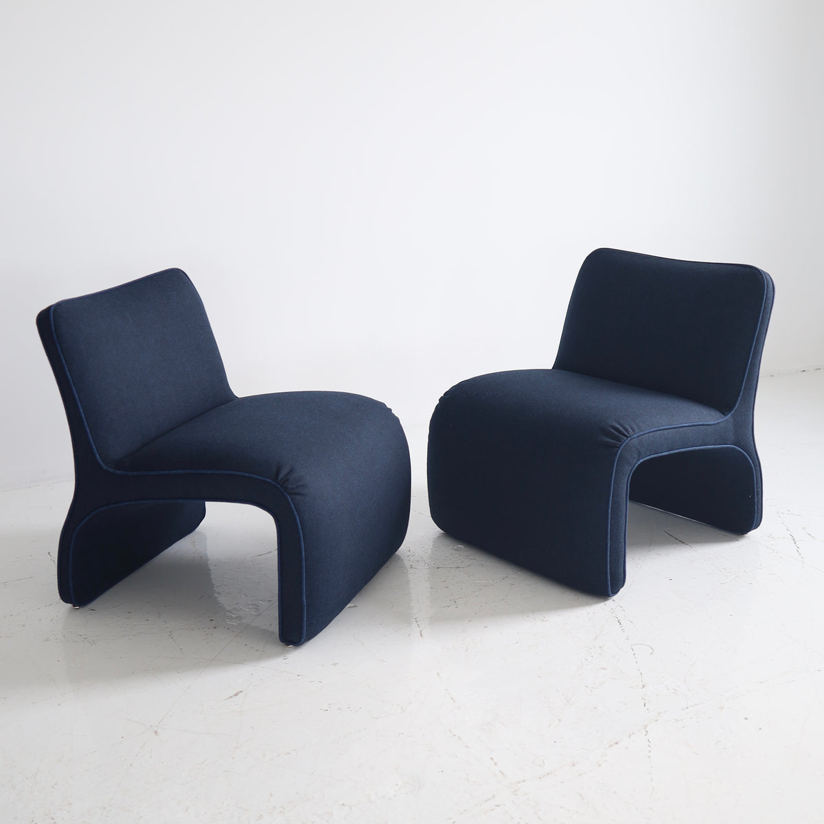 Slipper Chairs by Preview, a pair