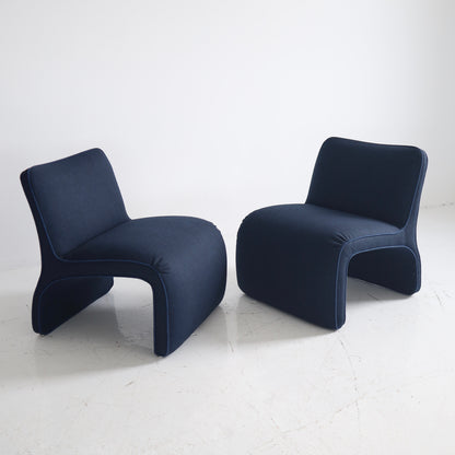 Slipper Chairs by Preview, a pair