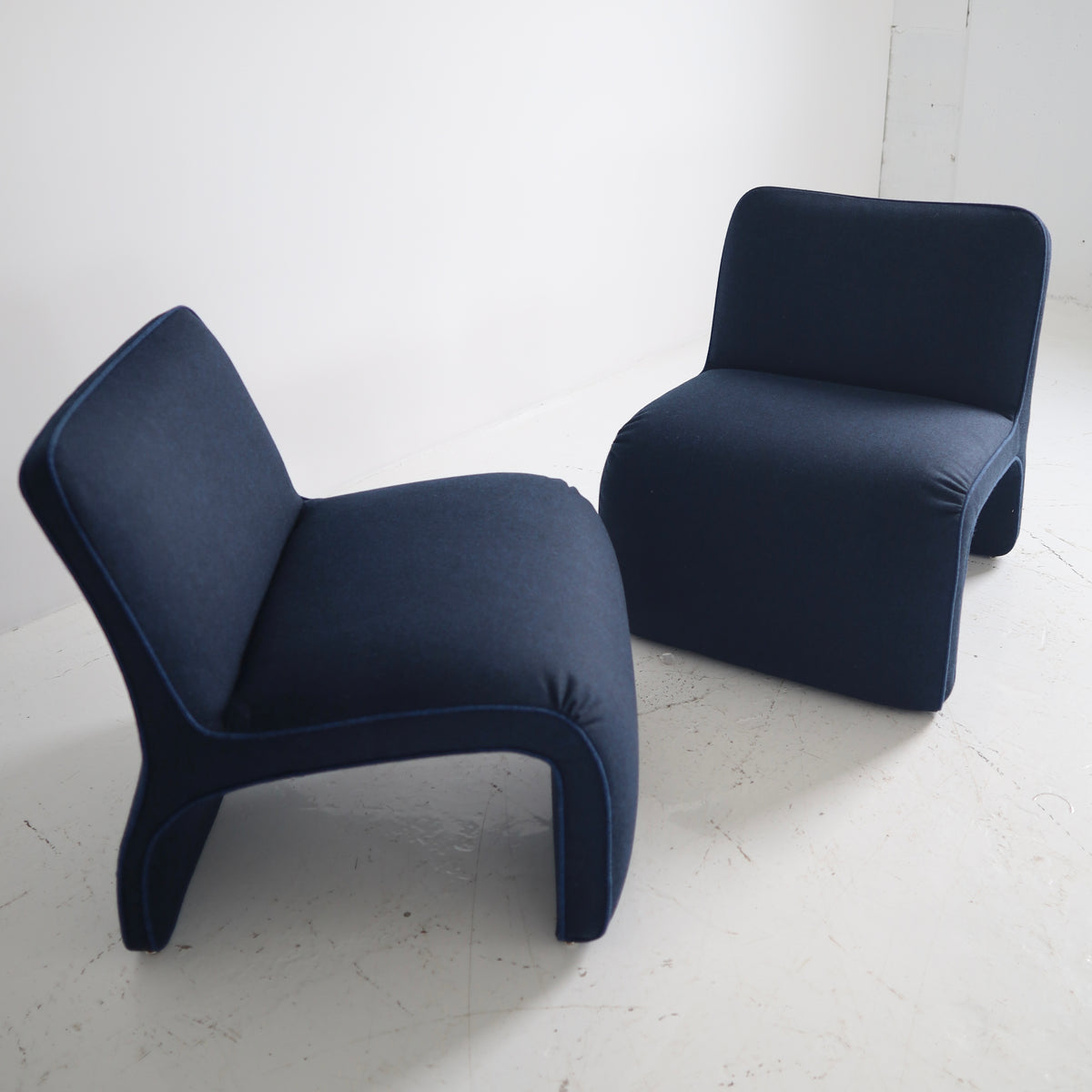 Slipper Chairs by Preview, a pair