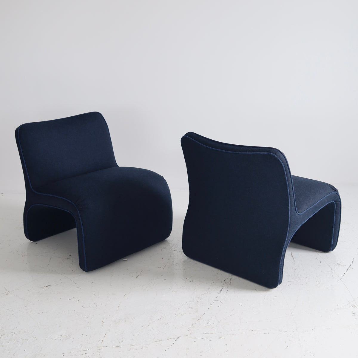 Slipper Chairs by Preview, a pair