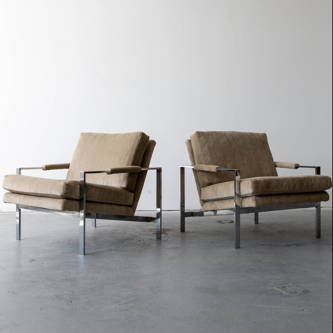 Milo Baughman Lounge Chairs for Thayer Coggin