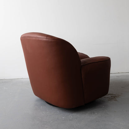 Reupholstered Swivel / Tilt Chair by Directional